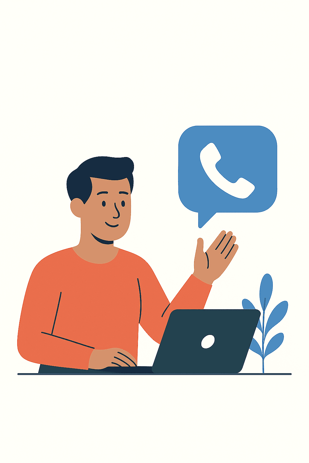 Contact illustration
